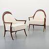 Pair of Armchairs, Manner of Harvey Probber