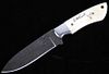 M.T. Knives C.M. Russell Signature Damascus Knife