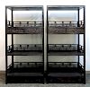 Pair Of Zitan Chinese Cabinets