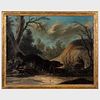 Attributed to Jacques Charles Oudry (1720-1778): Scenes de chasse: A Pair