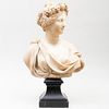 Continental Carved Marble Bust Emblematic of SpringÂ 