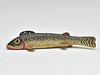 Rare fish decoy, Oscar Peterson, Cadillac, Michigan, 2nd quarter 20th century.