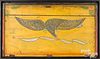 American painted blanket chest lid, early 19th c.