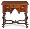William and Mary walnut dressing table