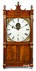 Large Rhode Island mahogany mantel clock