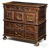 George I mahogany two-part chest of drawers