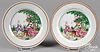 Pair of Chinese export porcelain plates