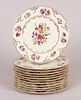 Heinrich Selb, Floral Porcelain Dinner Plates