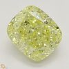3.01 ct, Natural Fancy Yellow Even Color, SI1, Cushion cut Diamond (GIA Graded), Appraised Value: $64,600 