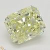 3.01 ct, Natural Fancy Light Yellow Even Color, SI1, Radiant cut Diamond (GIA Graded), Appraised Value: $46,600 