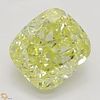 1.30 ct, Natural Fancy Yellow Even Color, VS2, Cushion cut Diamond (GIA Graded), Appraised Value: $20,500 