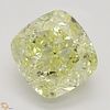 1.70 ct, Natural Fancy Yellow Even Color, VS1, Cushion cut Diamond (GIA Graded), Appraised Value: $30,600 