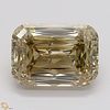 3.17 ct, Natural Fancy Yellowish Brown Even Color, SI1, Emerald cut Diamond (GIA Graded), Appraised Value: $31,300 
