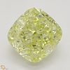1.50 ct, Natural Fancy Yellow Even Color, VS2, Cushion cut Diamond (GIA Graded), Appraised Value: $23,300 