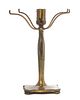 A Pairpoint Brass Boudoir Lamp Base, Height 11 inches.