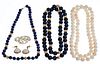 14k Yellow Gold and Beaded Jewelry Assortment
