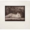 SANTIAGO CARBONELL, Descansando, Firmado Fotograbado P. E, 25 x 33 cm imagen / 49 x 51 cm papel