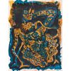 RODOLFO NIETO, Blue yellow giraffe, 1967, Firmada, Litografía 50/50, 65 x 50 cm
