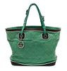 A Chanel Green Calfskin Leather Large Tote Bag, 14" x 12" x 6".