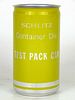 1969 Schlitz Container Division Test Pack Can 12oz T245-19 Milwaukee Wisconsin
