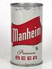 1969 Manheim Premium Beer 12oz 94-27 Reading Pennsylvania