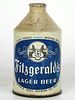 1948 Fitzgerald's Lager Beer 12oz Crowntainer 194-03 Troy New York