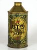 1948 Altes Lager Beer 12oz Cone Top Can 150-12.1 Detroit Michigan