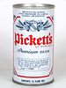 1973 Pickett's Premium Beer 12oz T108-31 Dubuque Iowa