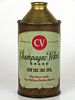 1953 Champagne Velvet Beer 12oz Cone Top Can 157-10 Terre Haute Indiana