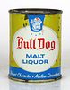 1962 Bull Dog Malt Liquor 8oz 239-13 Chicago Illinois