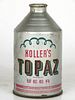 1947 Koller's Topaz Beer Crowntainer 196-16 Chicago Illinois