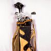 Vintage TM Golf Bag with MacGregor Journey Irons and Woods