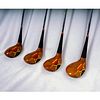 A Lot of Four Spalding Wood Vintage Golf Club Wood Drivers