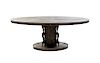 A Phillip and Kelvin Lavern Bronze Low Table, Height 17 x diameter 28 inches.