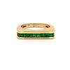 18k Emerald Ring