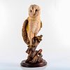 Genuine Anri Wood Sculpture, Barn Owl