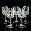 5pc Set of Cristal d'Arques Crystal Wine Glasses