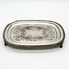 Vintage Silverplate Footed Tray