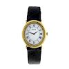 PIAGET - a lady's wrist watch. Yellow metal case, stamped 0,750 with poincon. Numbered 9812 227291.