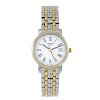 TISSOT - a lady's bracelet watch. Stainless steel case with gold plated bezel. Reference T825/925, s