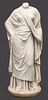 Herculanean Lady Study Marble Sculpture, 19th C.