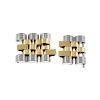 ROLEX - a small group of five bi-metal Jubilee bracelet links.  <br><br>Due to the nature of the ite