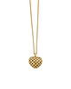 A Tiffany & Co. "Vannerie" basketweave heart pendant necklace