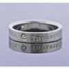 Tiffany &amp; Co Platinum Diamond Wedding Band Ring
