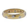 Tiffany &amp; Co Etoile 18k Gold Platinum Diamond Band Ring