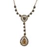 Yvel 18k Gold Fancy Diamond Pendant Necklace