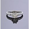 Platinum 0.65ct Diamond Engagement Ring