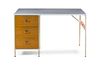 * A George Nelson Steel Desk, for Herman Miller, Height 30 x width 48 x depth 24 inches.