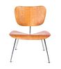 * A Charles and Ray Eames Walnut DCM Chair, Height 27 inches.