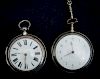 Two Silver Pair Cased Verge Pocket Watches